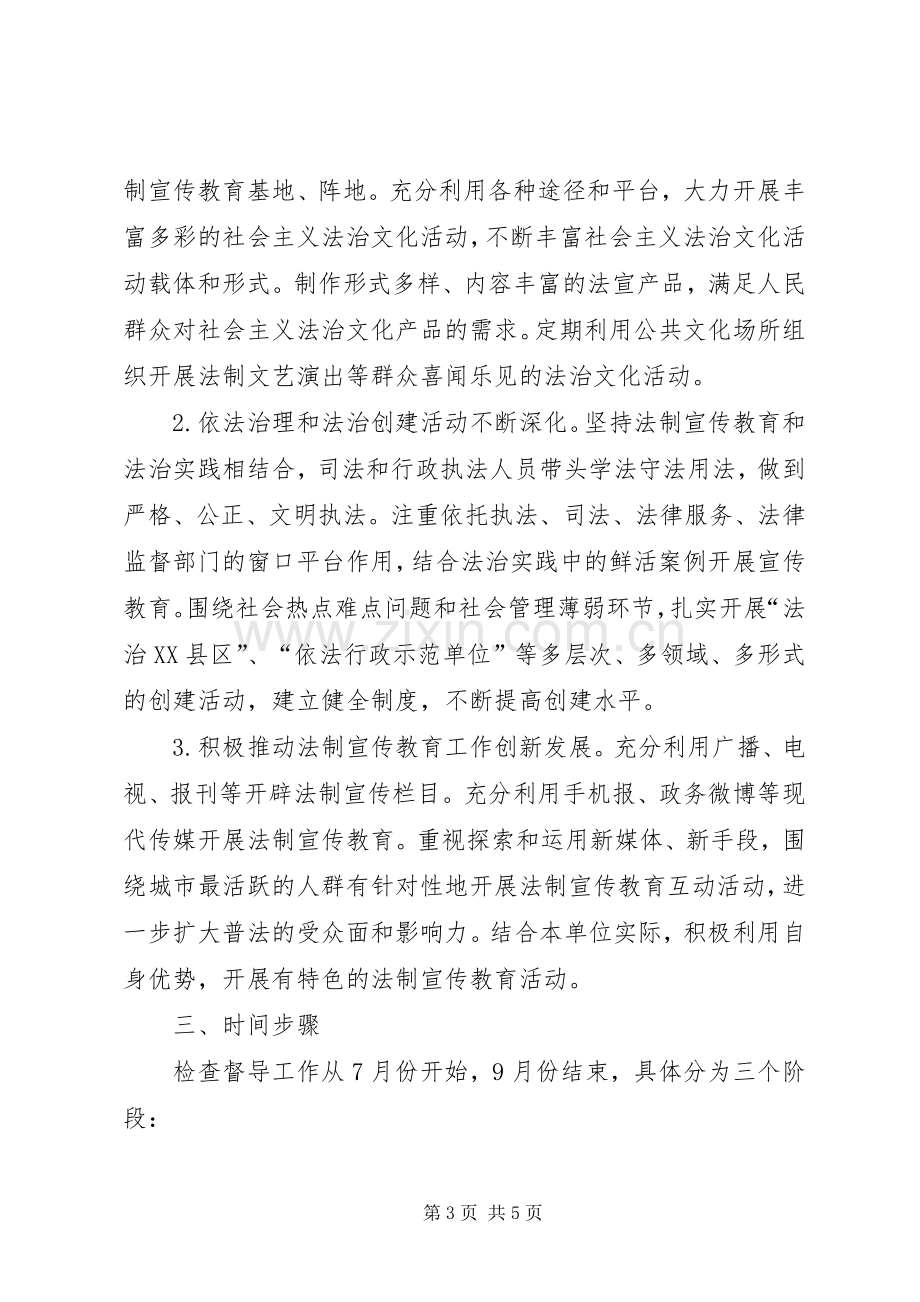 六五普法检查督导实施方案.docx_第3页