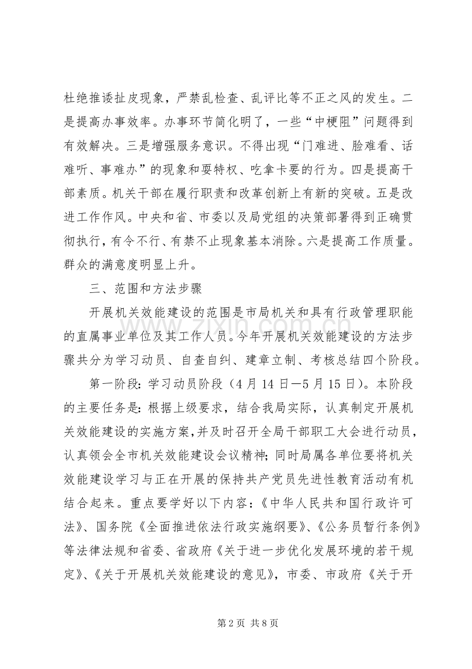 林业局机关效能建设方案.docx_第2页