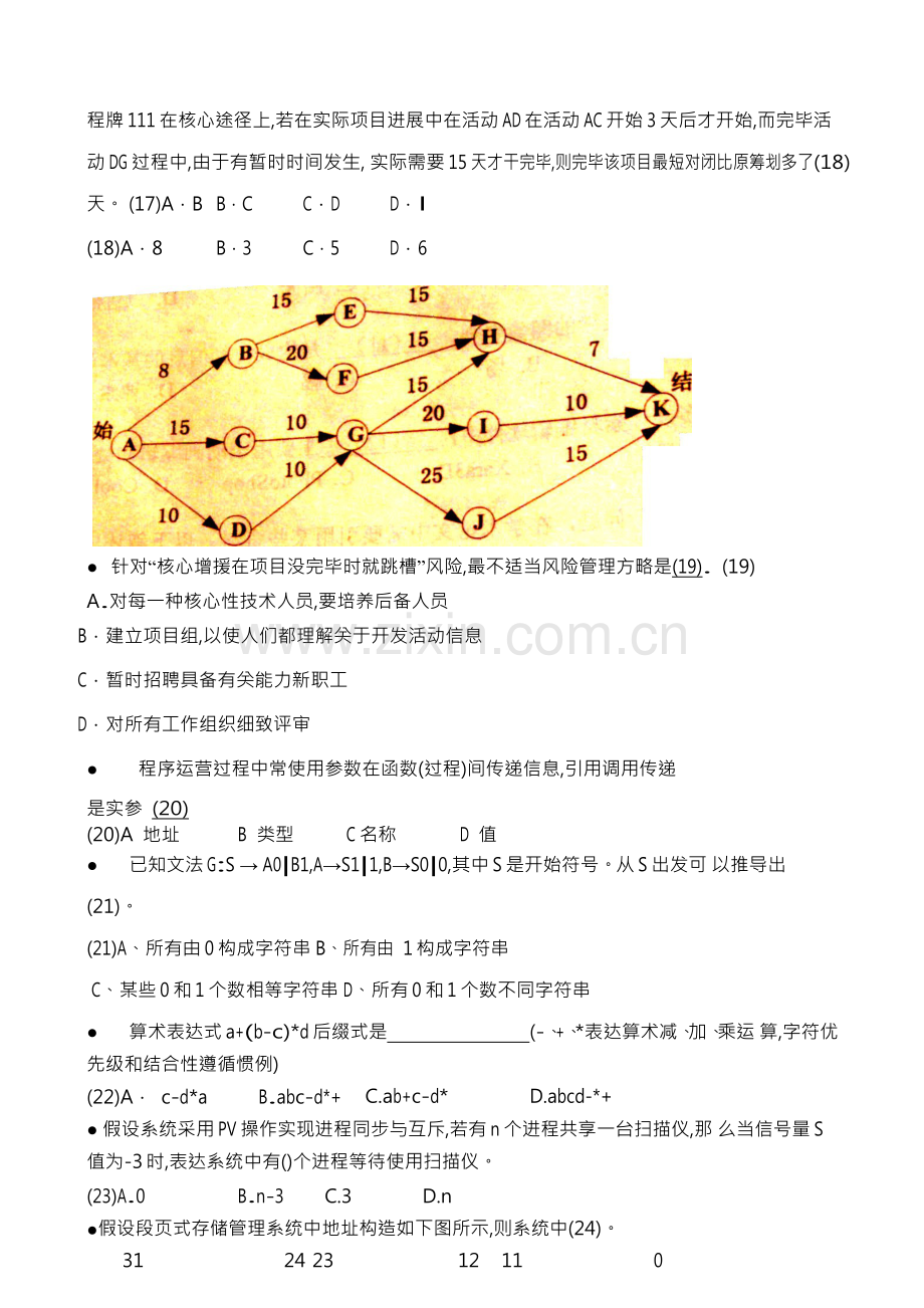 2022年下半年软件设计师上午试题.doc_第3页