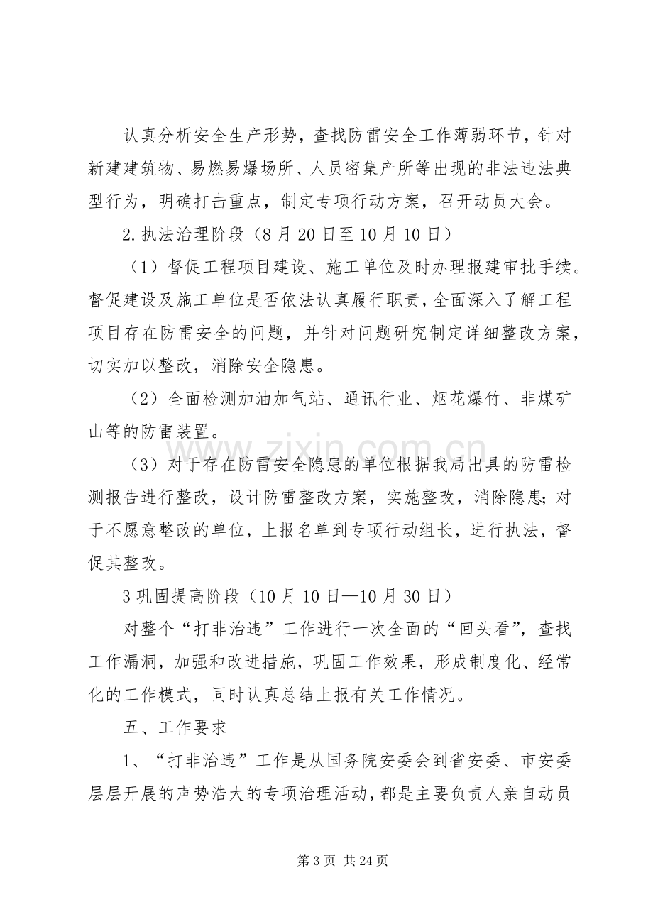 县气象局安全生产打非治违专项行动方案.docx_第3页