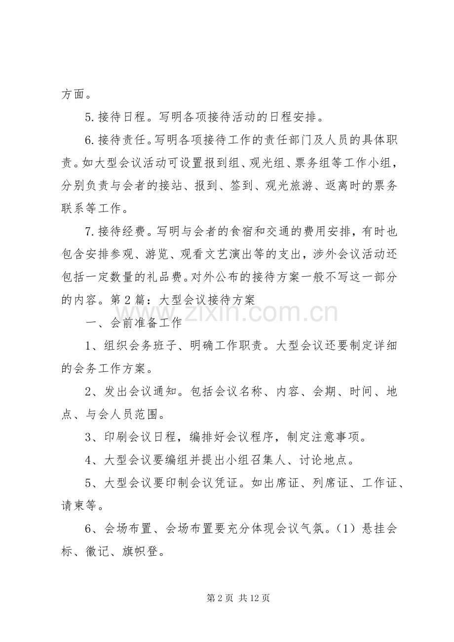 XX年大型会议接待实施方案.docx_第2页