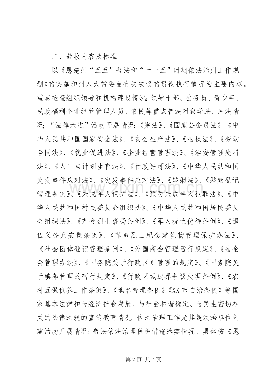 民政局五五普法验收工作方案.docx_第2页