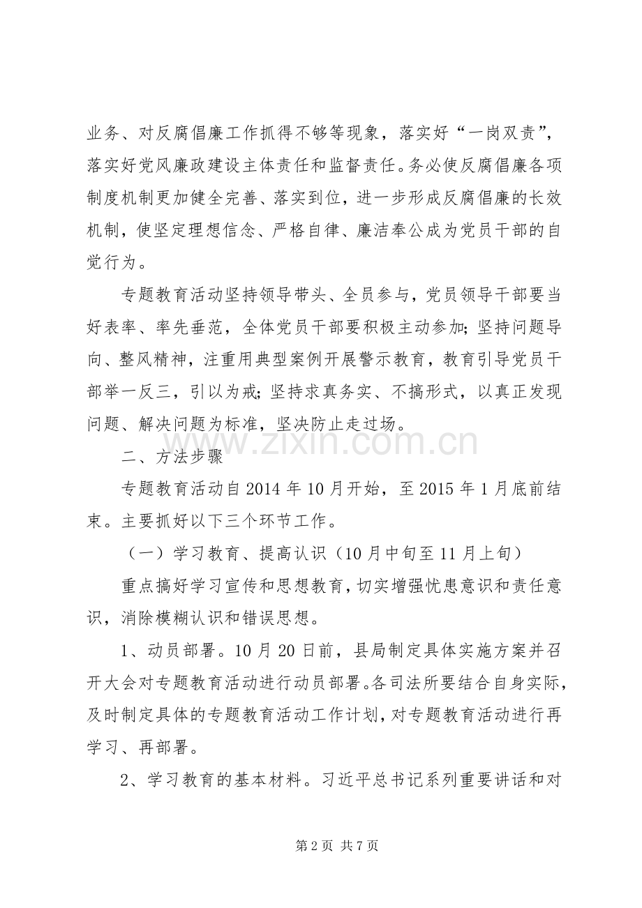 廉洁从政专题教育工作实施方案.docx_第2页