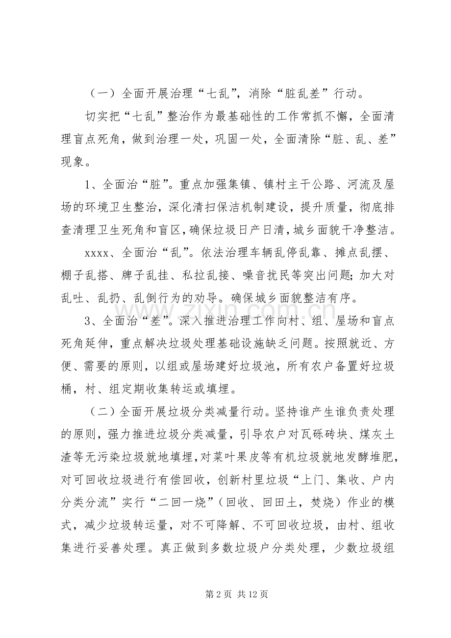 城乡环境整治实施方案两篇.docx_第2页