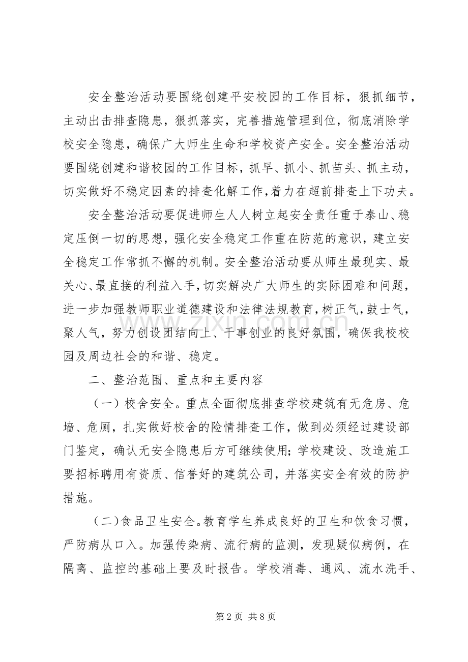 医院百日安全实施方案 .docx_第2页