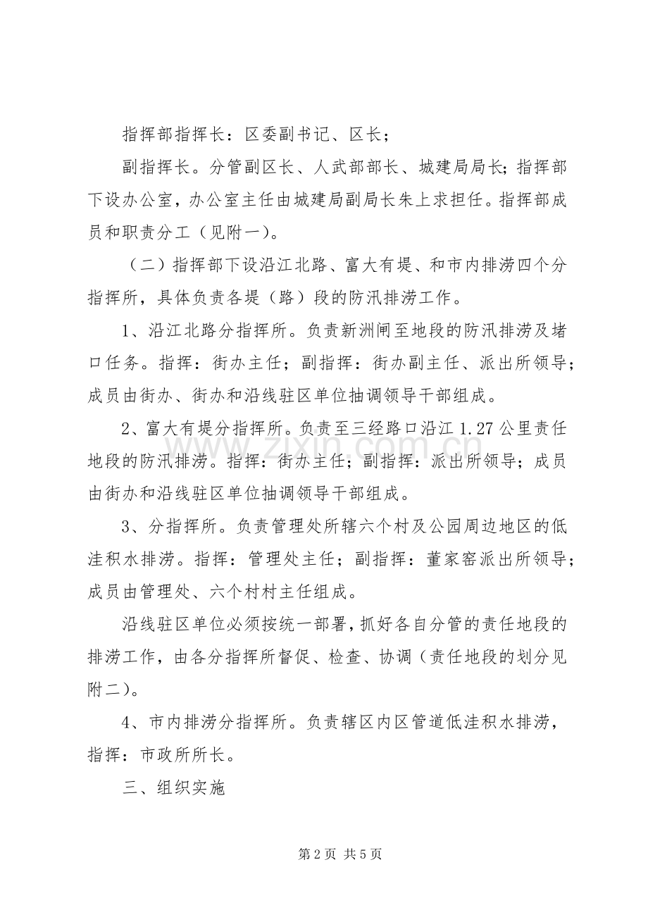 防汛排涝工作实施方案.docx_第2页