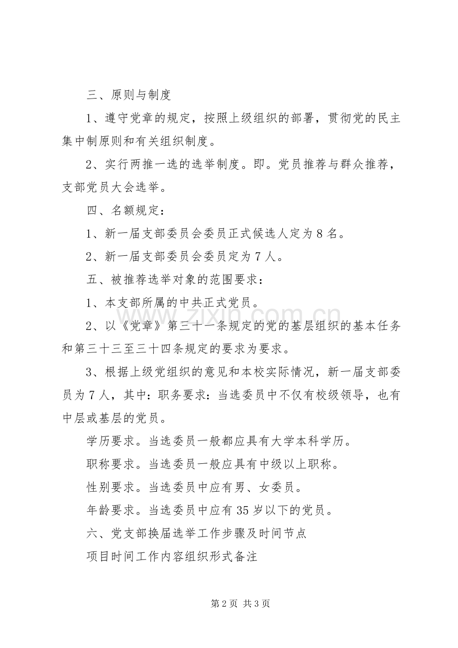 长桥中学党支部换届选举实施方案.docx_第2页