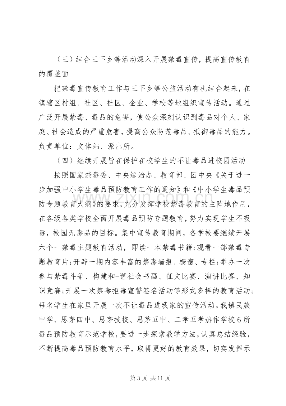 禁毒宣传月活动实施方案.docx_第3页