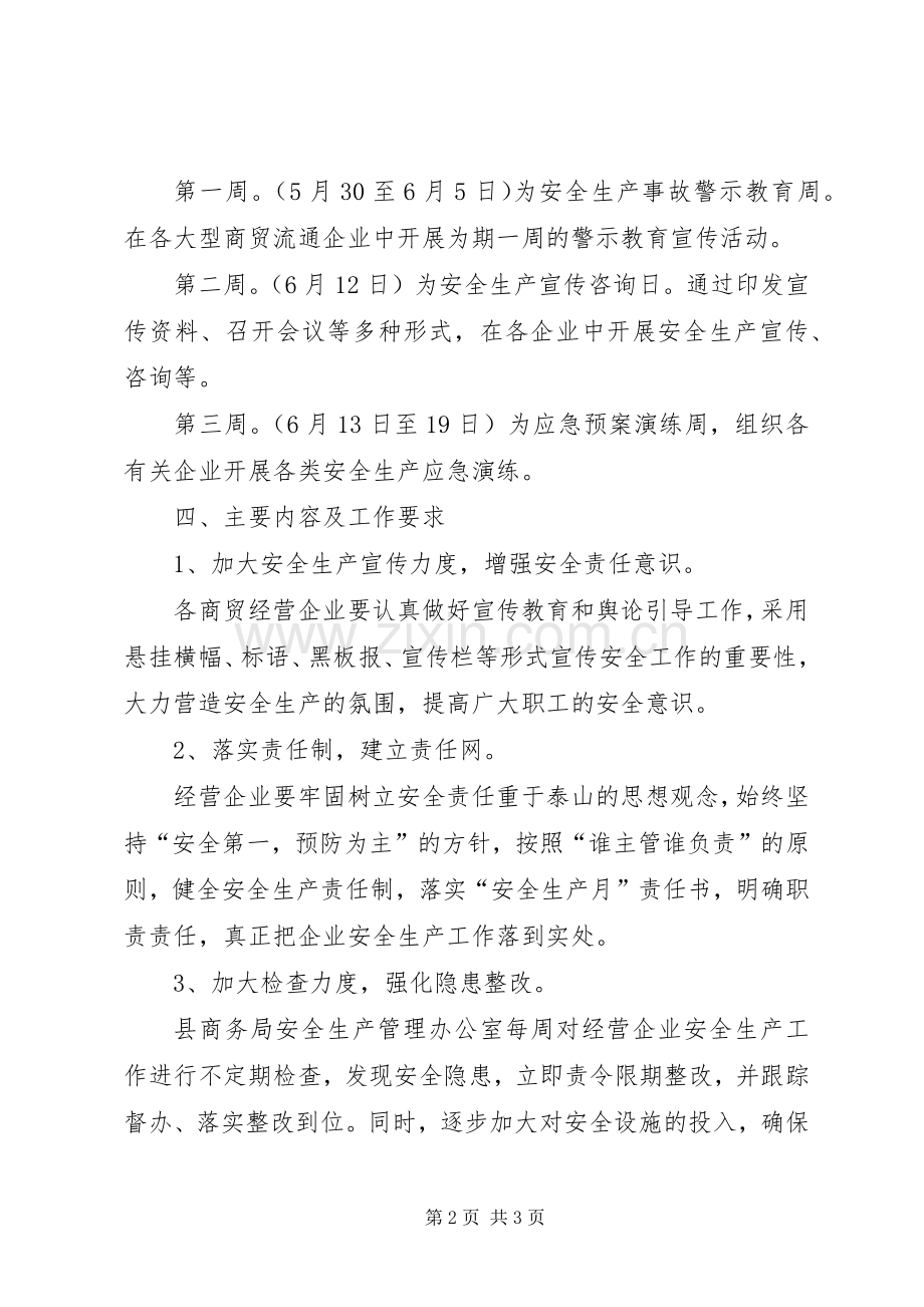 XX年商贸流通领域安全生产活动实施方案.docx_第2页