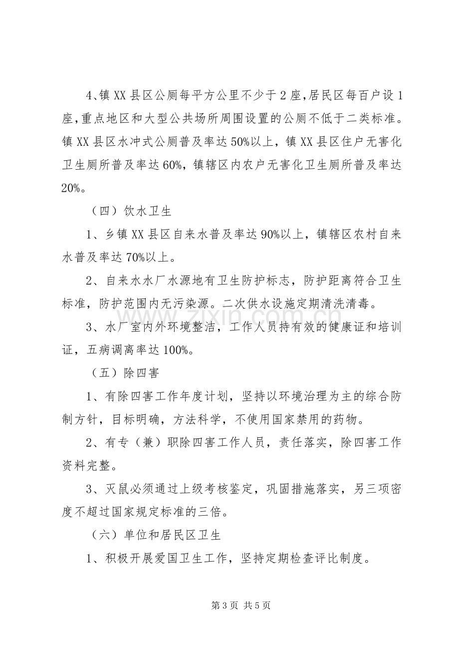 某乡创建卫生乡镇方案.docx_第3页