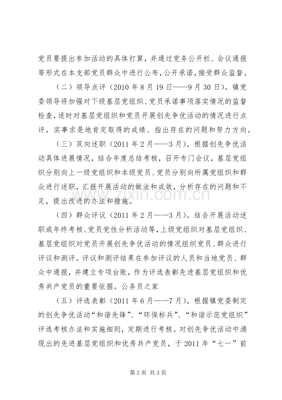 社区党组织和党员创先争优活动的方案.docx_第2页