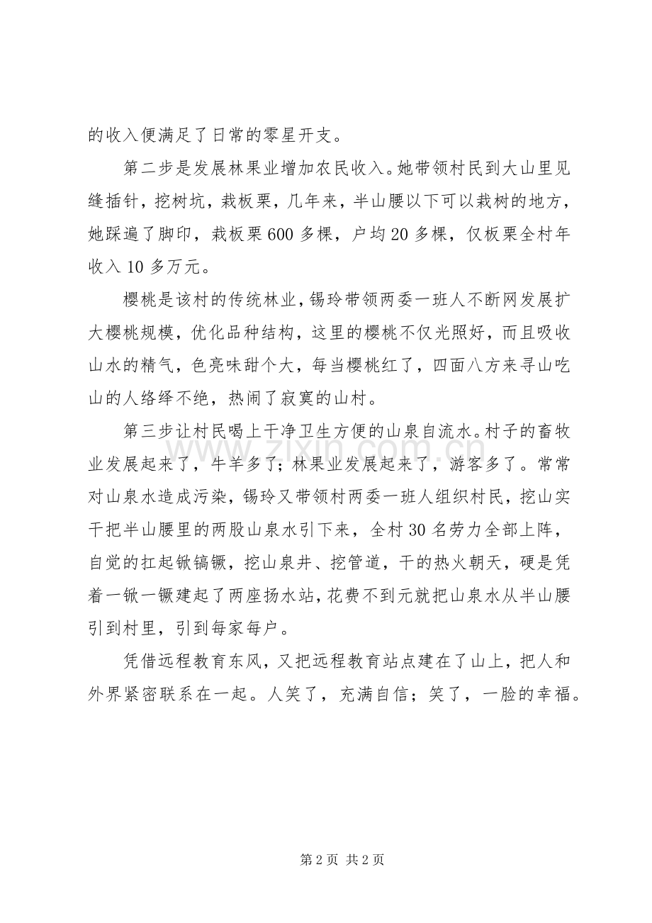 村党支部书记个人事迹演讲稿.docx_第2页