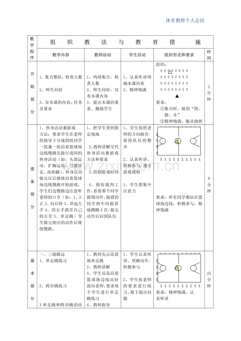 中学体育三级跳远教学设计.pdf_第2页