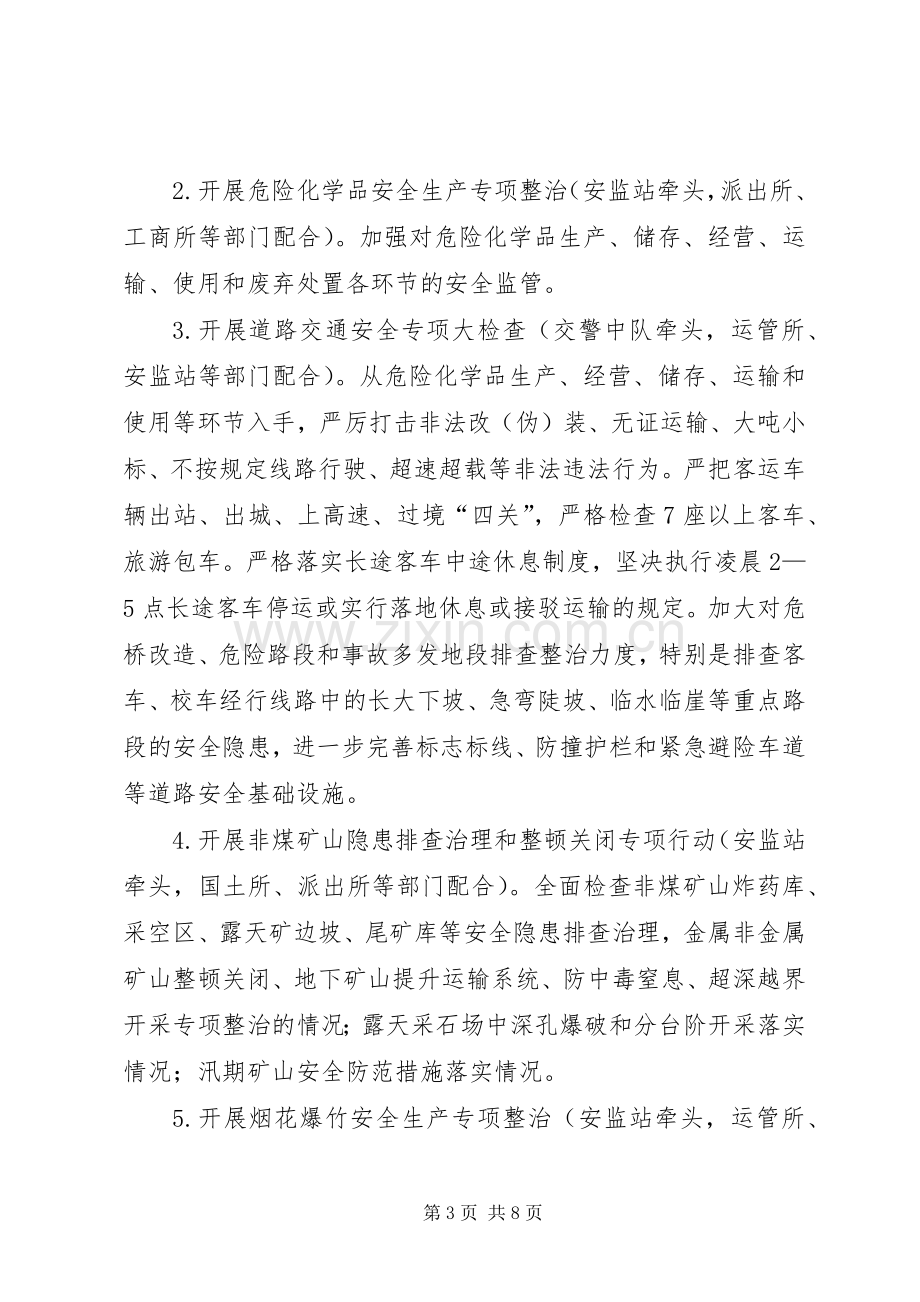 关于开展安全生产大检查专项整治行动的方案.docx_第3页