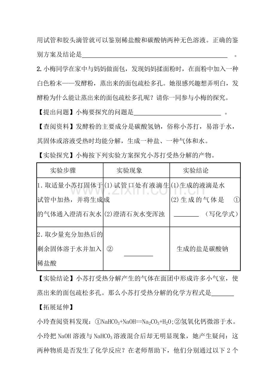 初中化学探究题.doc_第2页