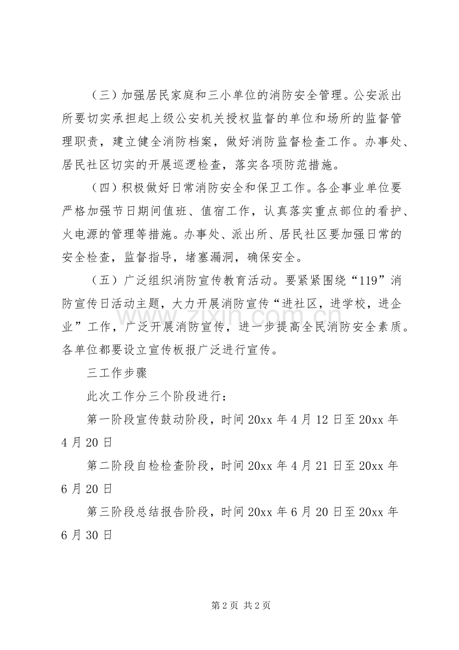 消防隐患专项治理工作实施方案.docx_第2页