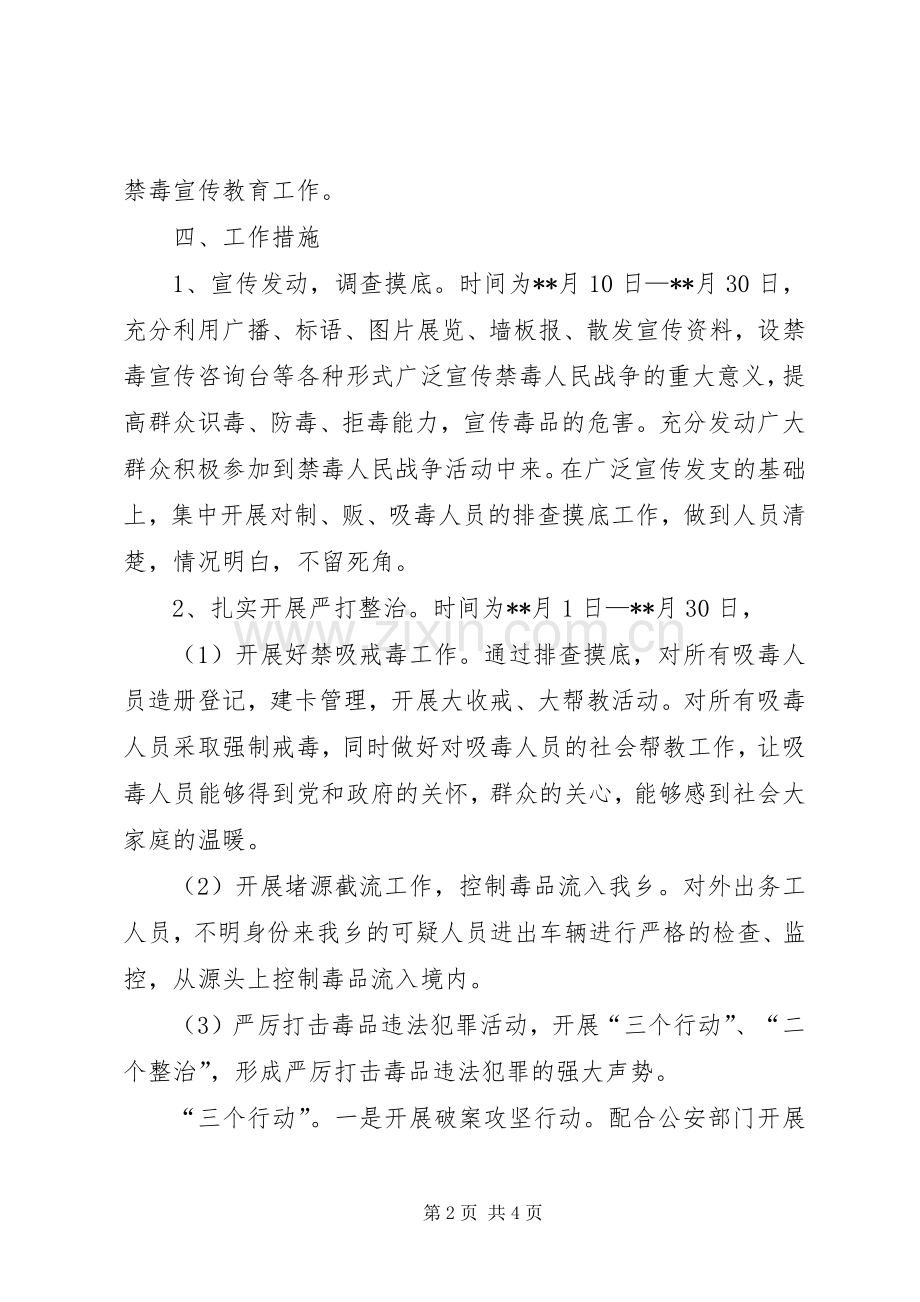 禁毒宣传工作方案.docx_第2页