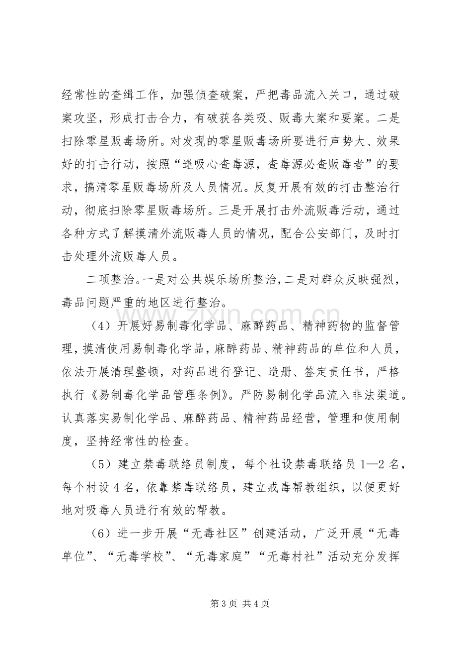 禁毒宣传工作方案.docx_第3页