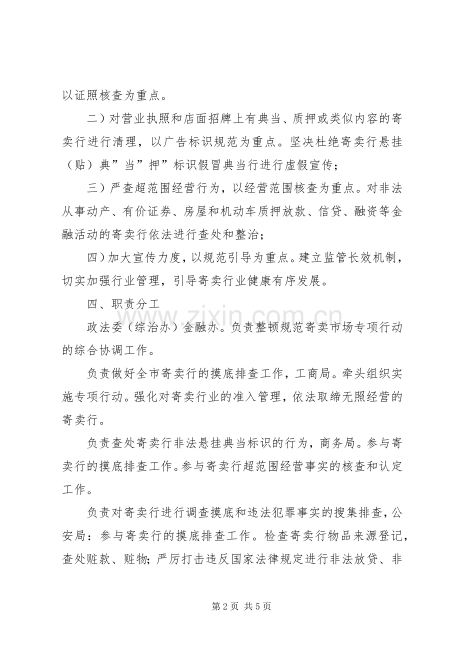 寄卖市场规范整治工作实施方案.docx_第2页