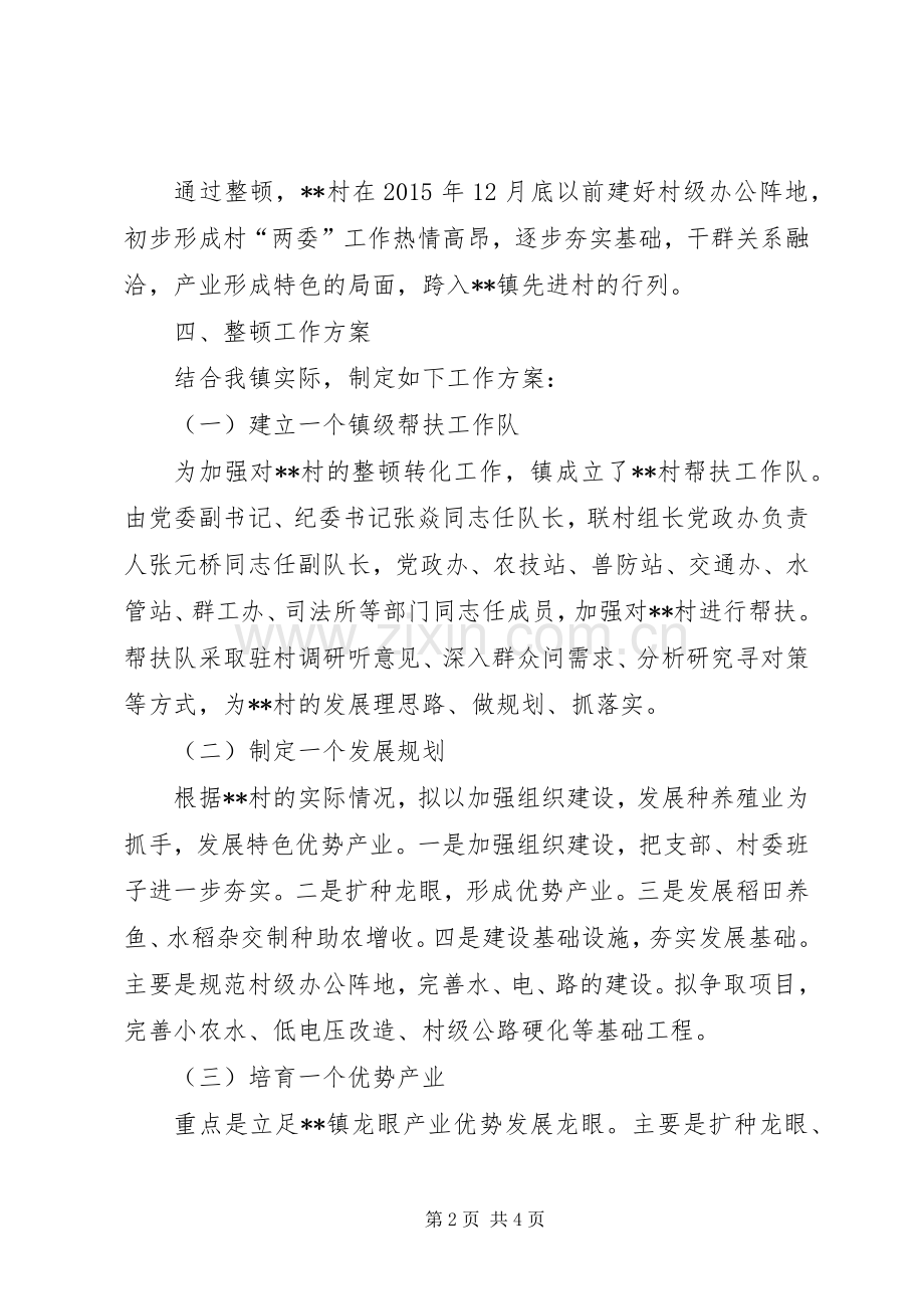 整顿党组织工作实施方案.docx_第2页