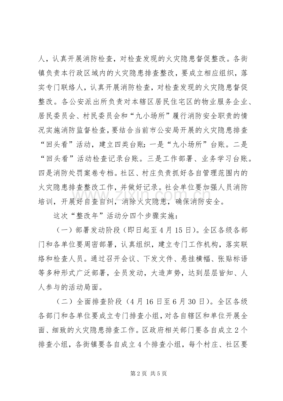 XX县区火灾整改活动实施方案.docx_第2页