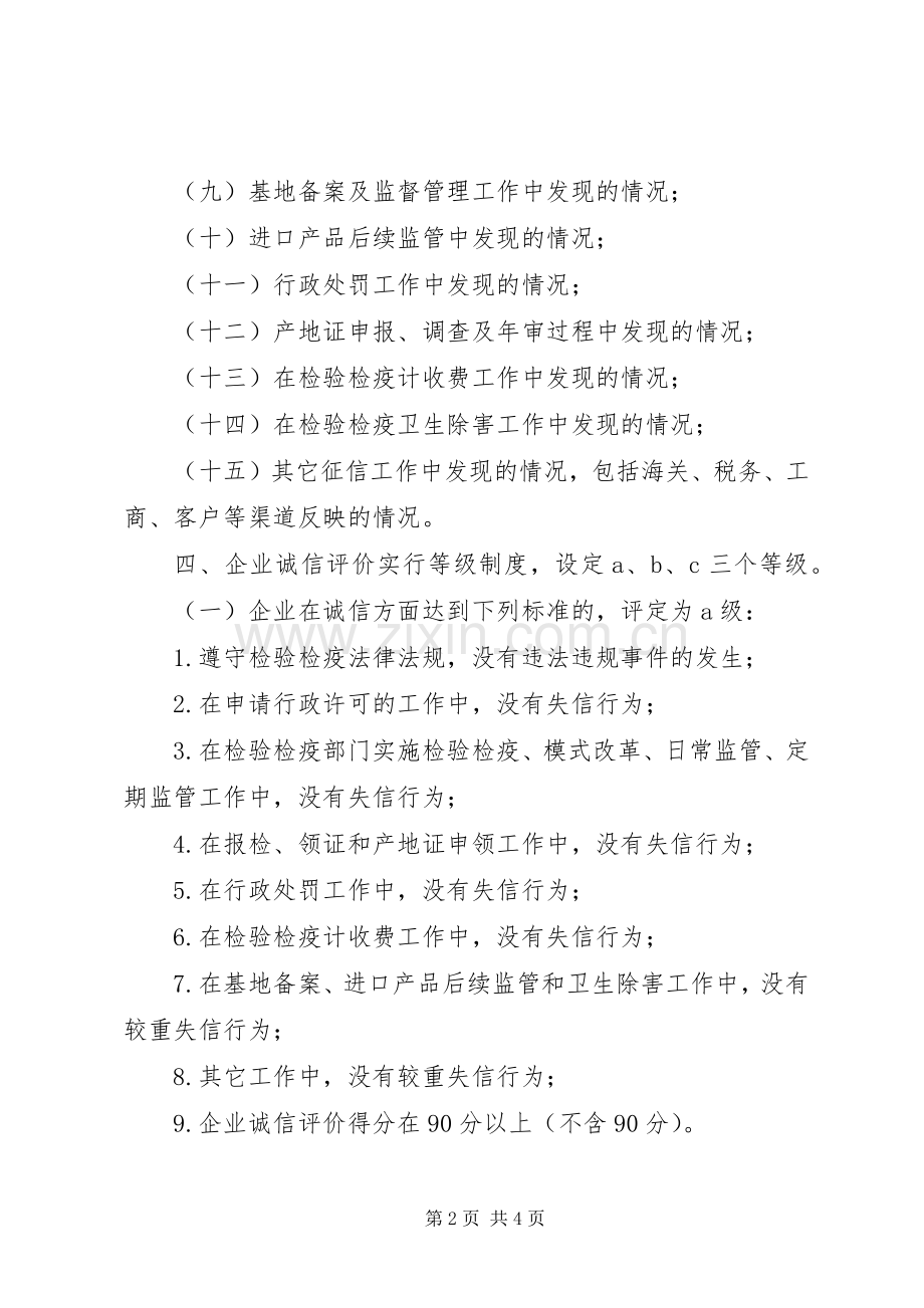 商检企业诚信评价制度方案.docx_第2页