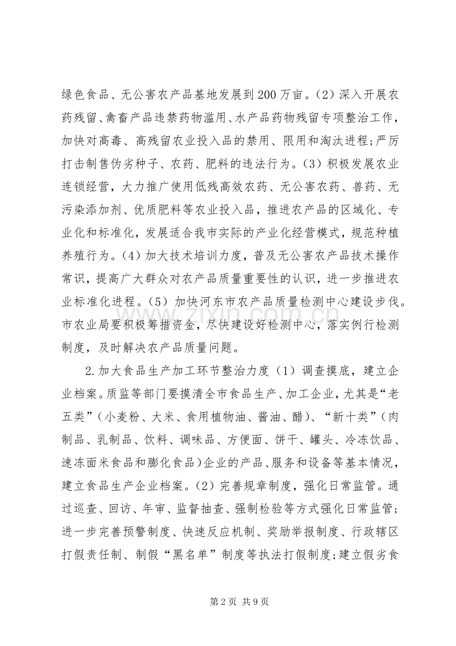 食品药品专项整治工作方案 (2).docx_第2页