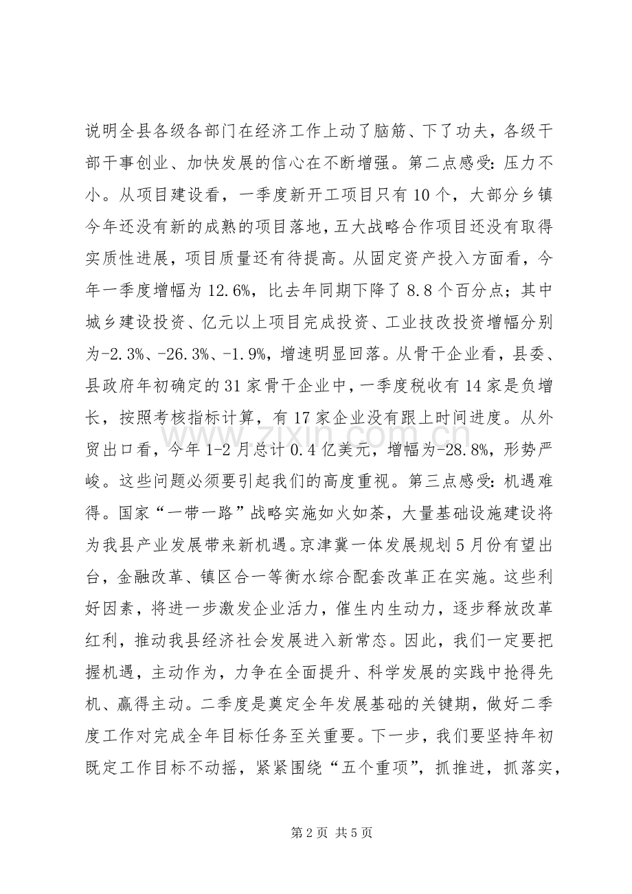 全县一季度重项工作调度会发言稿.docx_第2页