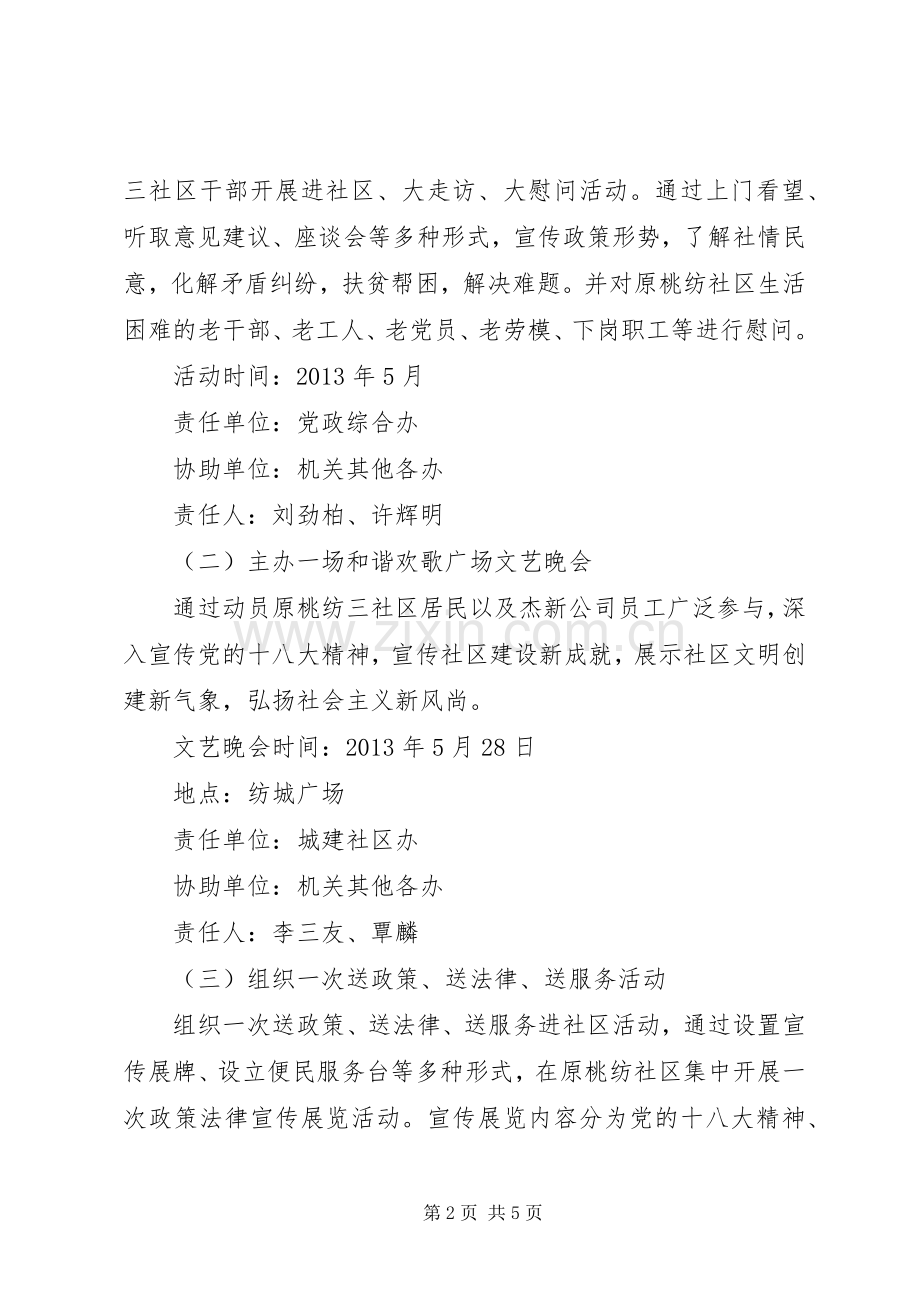 社区成立十周年庆祝活动方案.docx_第2页