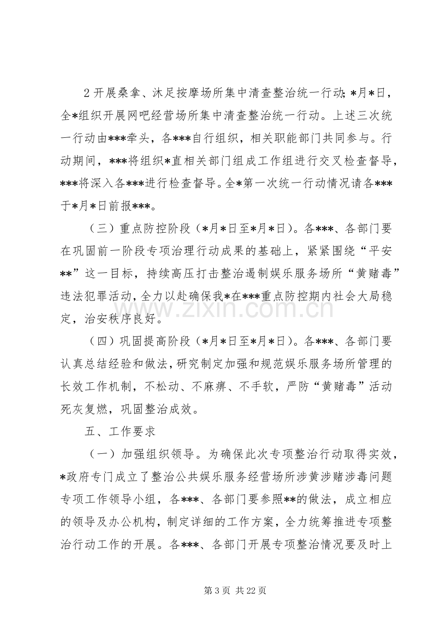 打击“黄赌毒”违法犯罪专项行动实施方案.docx_第3页