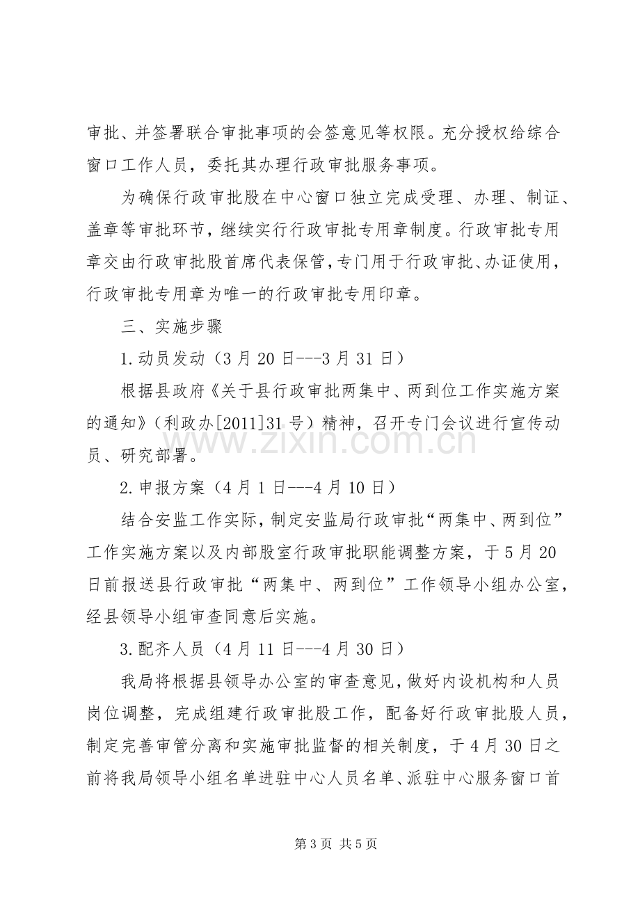 安监局行政审批工作实施方案.docx_第3页