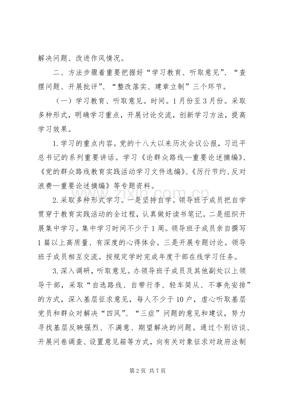 群众路线活动实施方案.docx_第2页