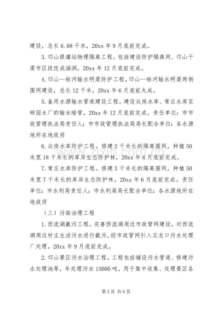 饮用水水源地环境保护专项整治实施方案.docx_第2页