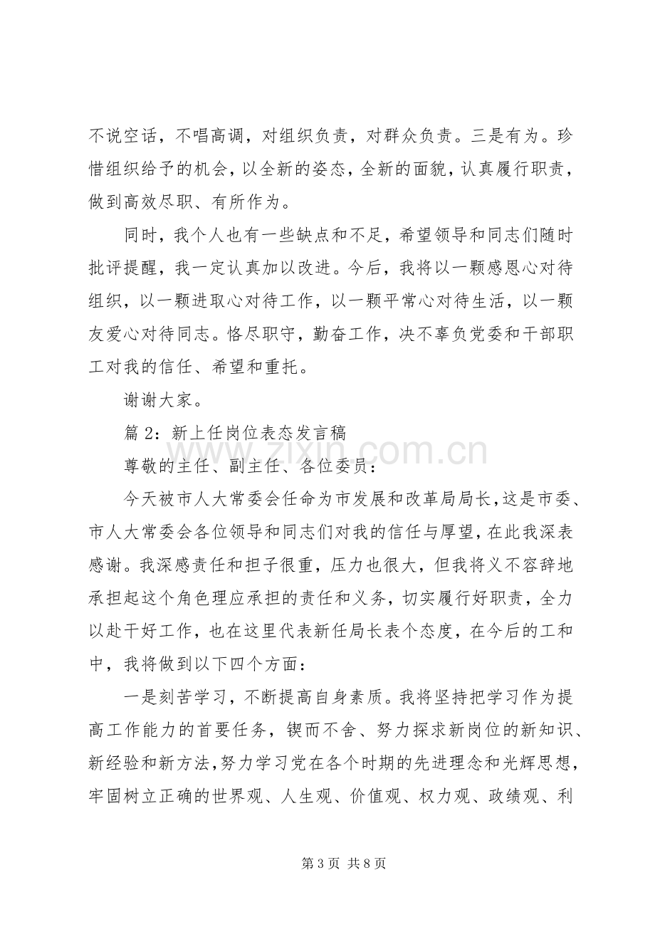 新上任岗位表态发言稿.docx_第3页