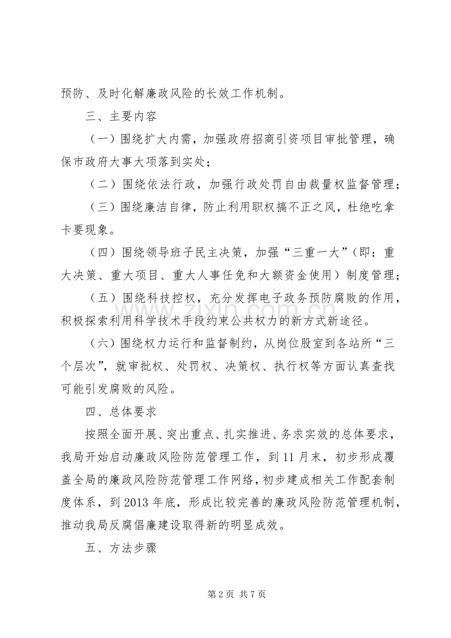 国土局廉政风险防范管理实施方案.docx_第2页