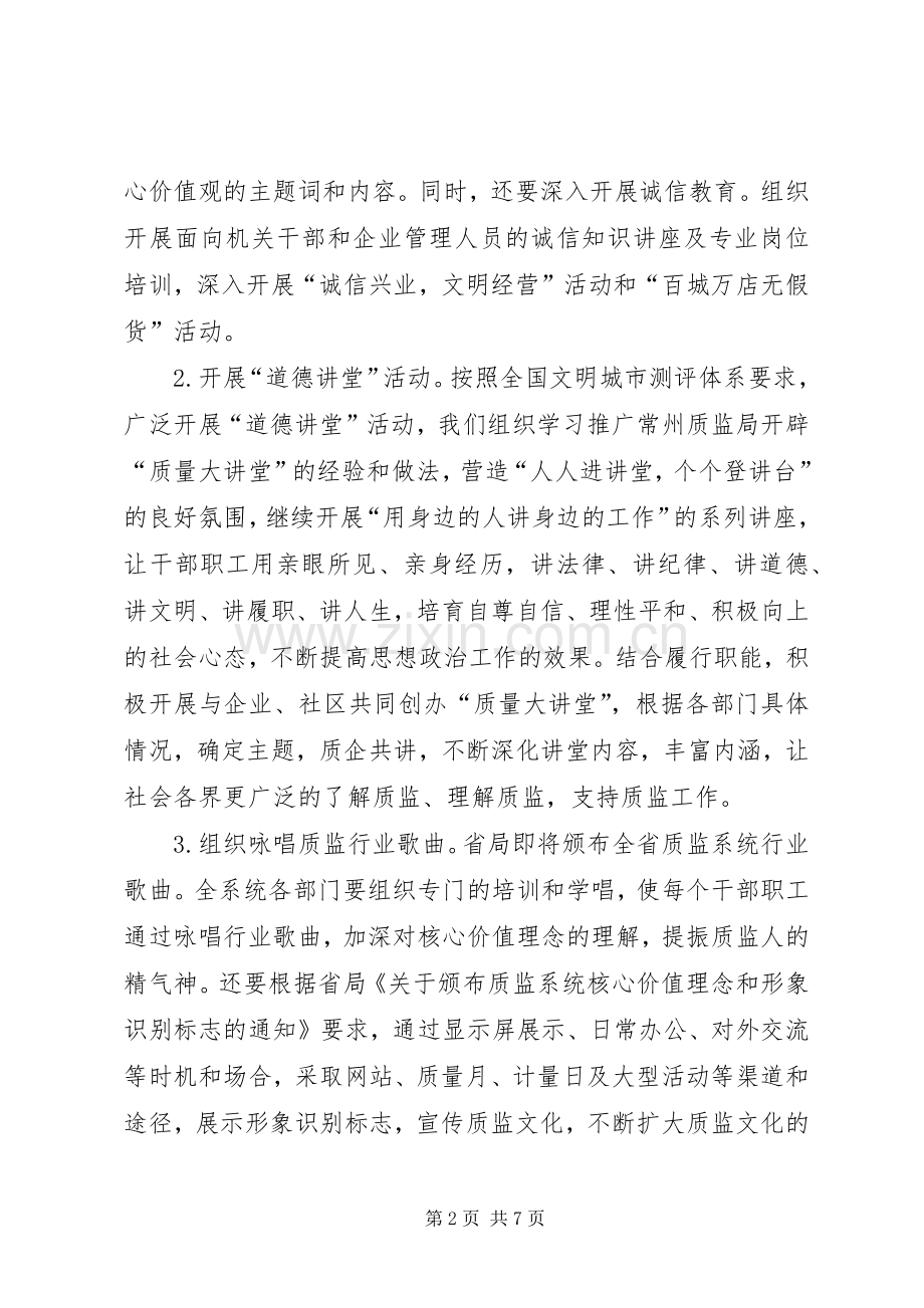 质监文化建设与文明创建工作实施方案.docx_第2页