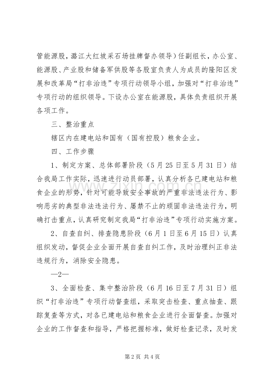 打非治违专项行动方案 .docx_第2页