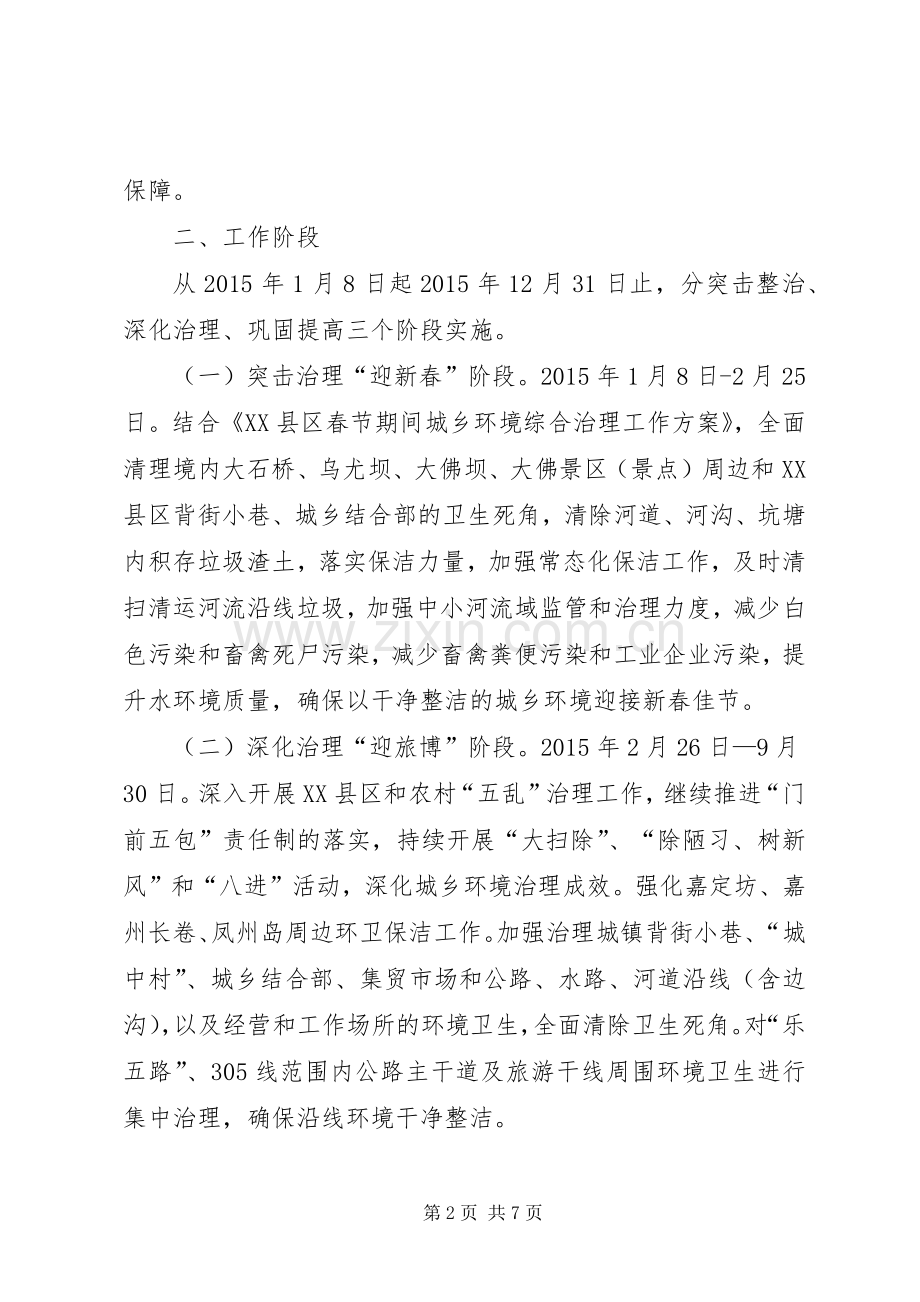 城乡环境综合治理工作实施方案 .docx_第2页