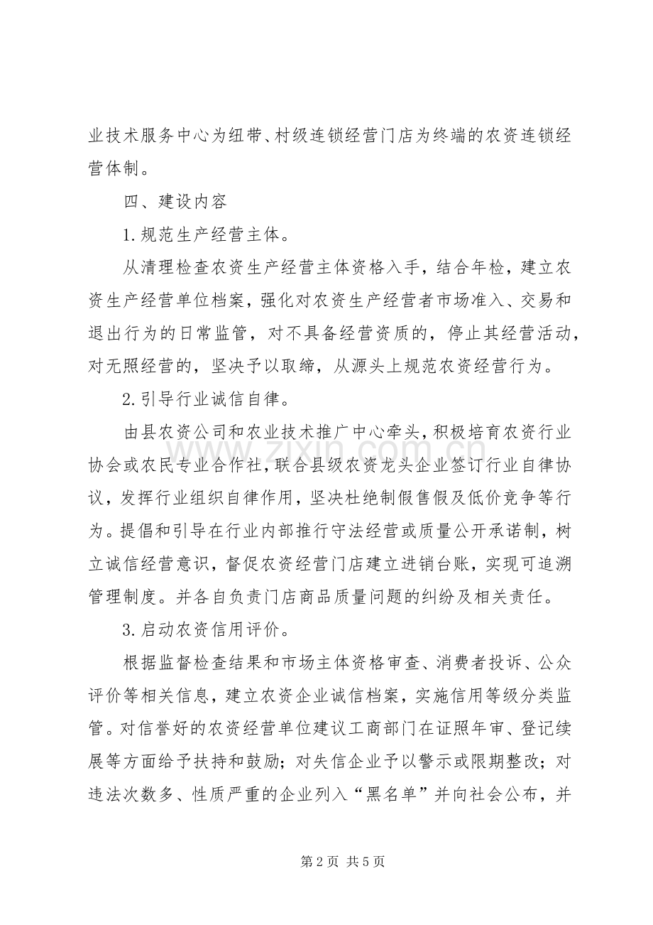 农资诚信经营体系建设工作实施方案.docx_第2页