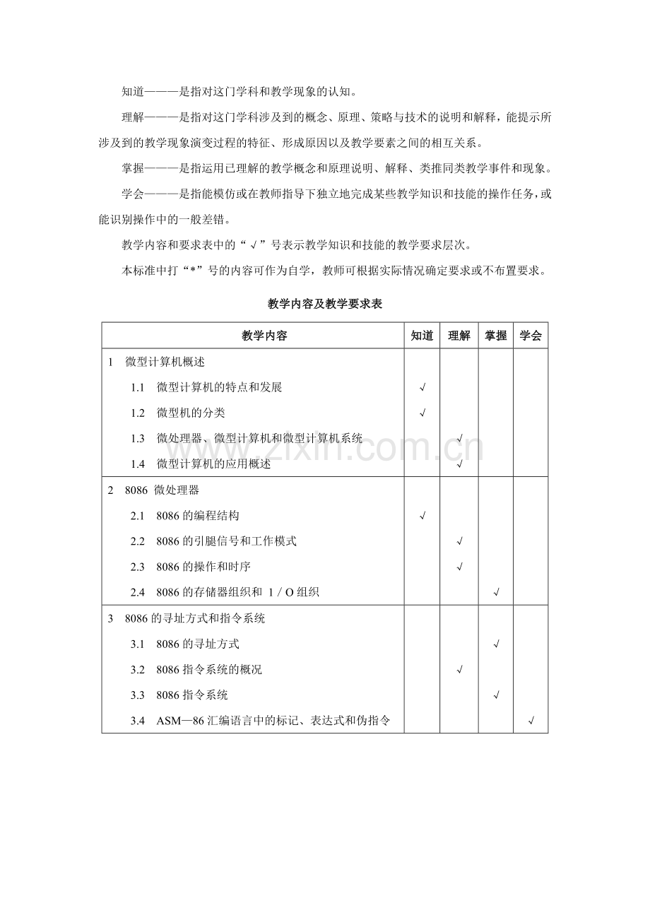 《微机原理与接口技术》教学大纲.doc_第2页