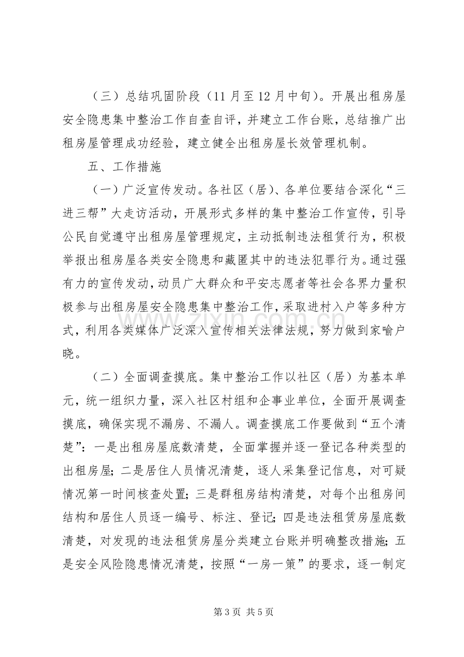 出租房屋安全隐患集中整治实施方案.docx_第3页