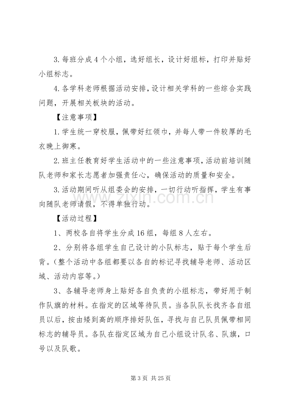 茅坪场中心小学课外实践活动实施方案.docx_第3页