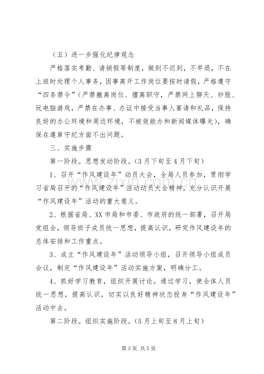 市质监局作风建设年活动方案.docx_第3页