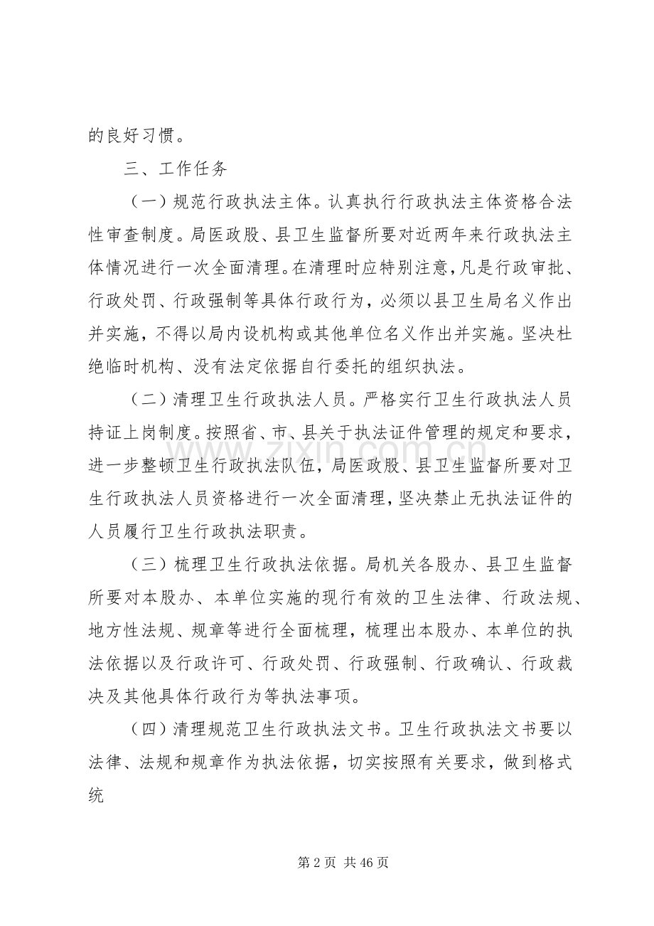 XX年卫生行政执法行为规范方案篇.docx_第2页