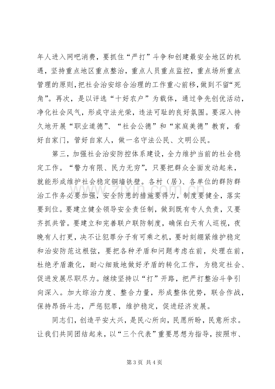 在全镇公开处理大会上的讲话.docx_第3页