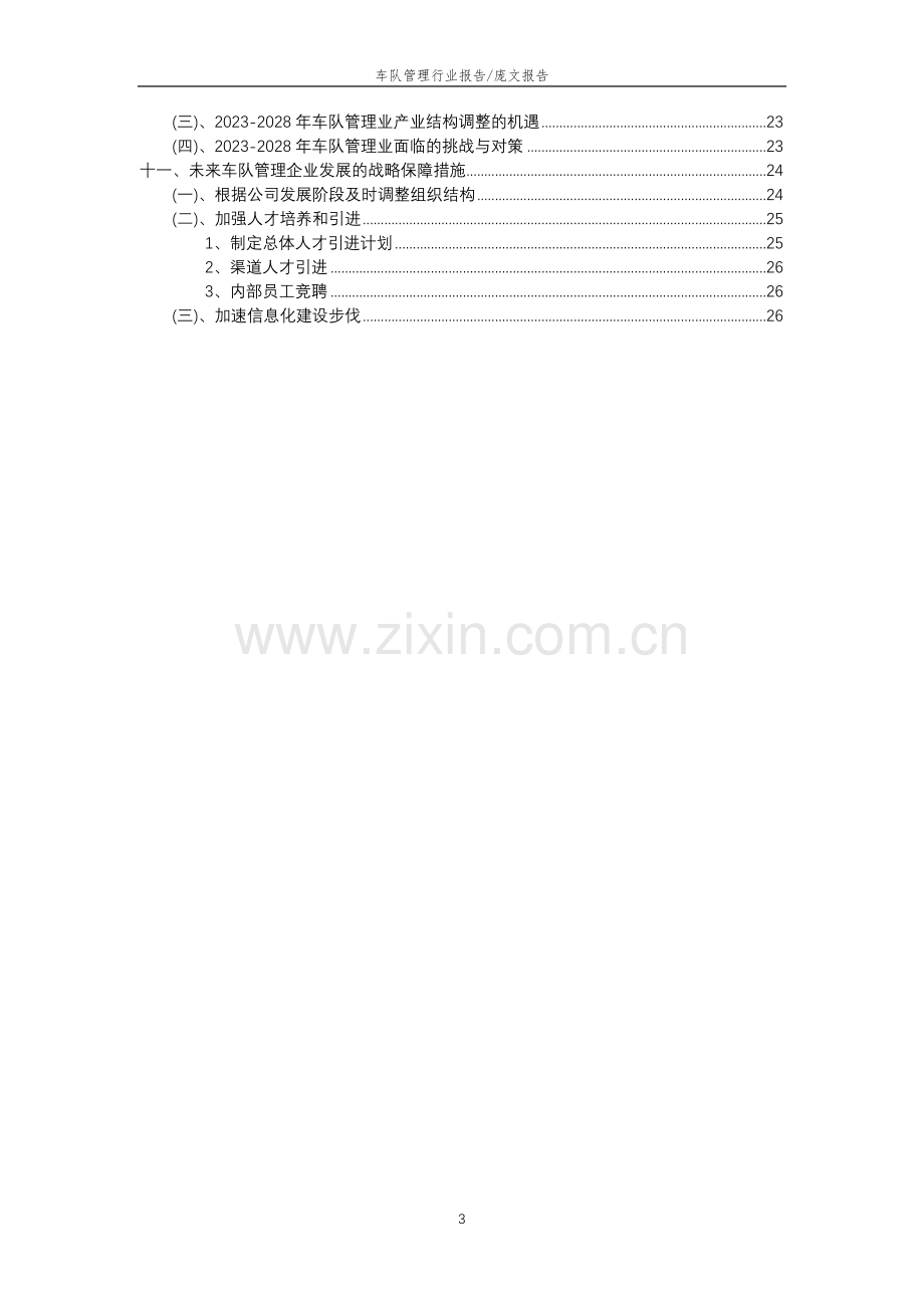 2023年车队管理行业分析报告及未来五至十年行业发展报告.doc_第3页