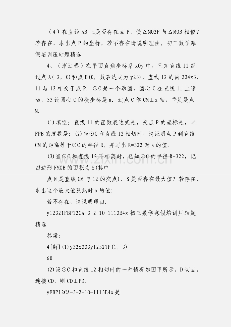 初三数学寒假训练压轴题.docx_第2页