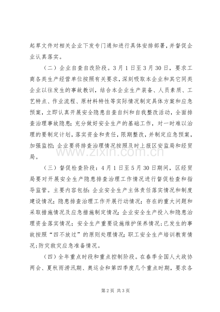 经贸局安全生产隐患排查治理方案 .docx_第2页