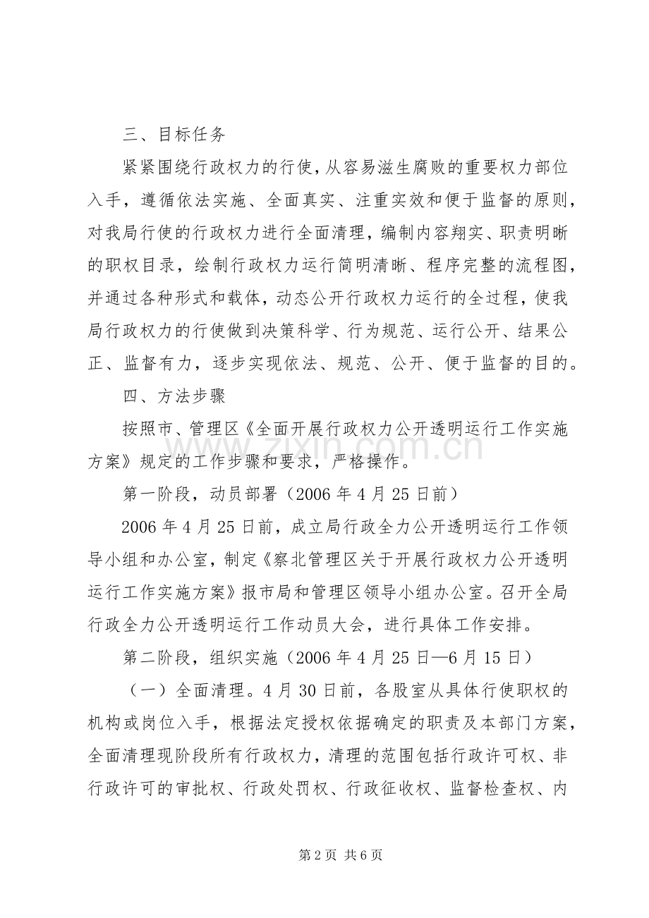 财政局关于开展行政权力公开透明运行工作的方案.docx_第2页