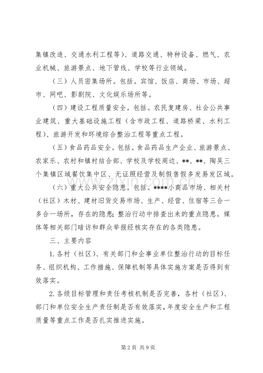 百日安全质量集中整治行动工作实施方案.docx_第2页